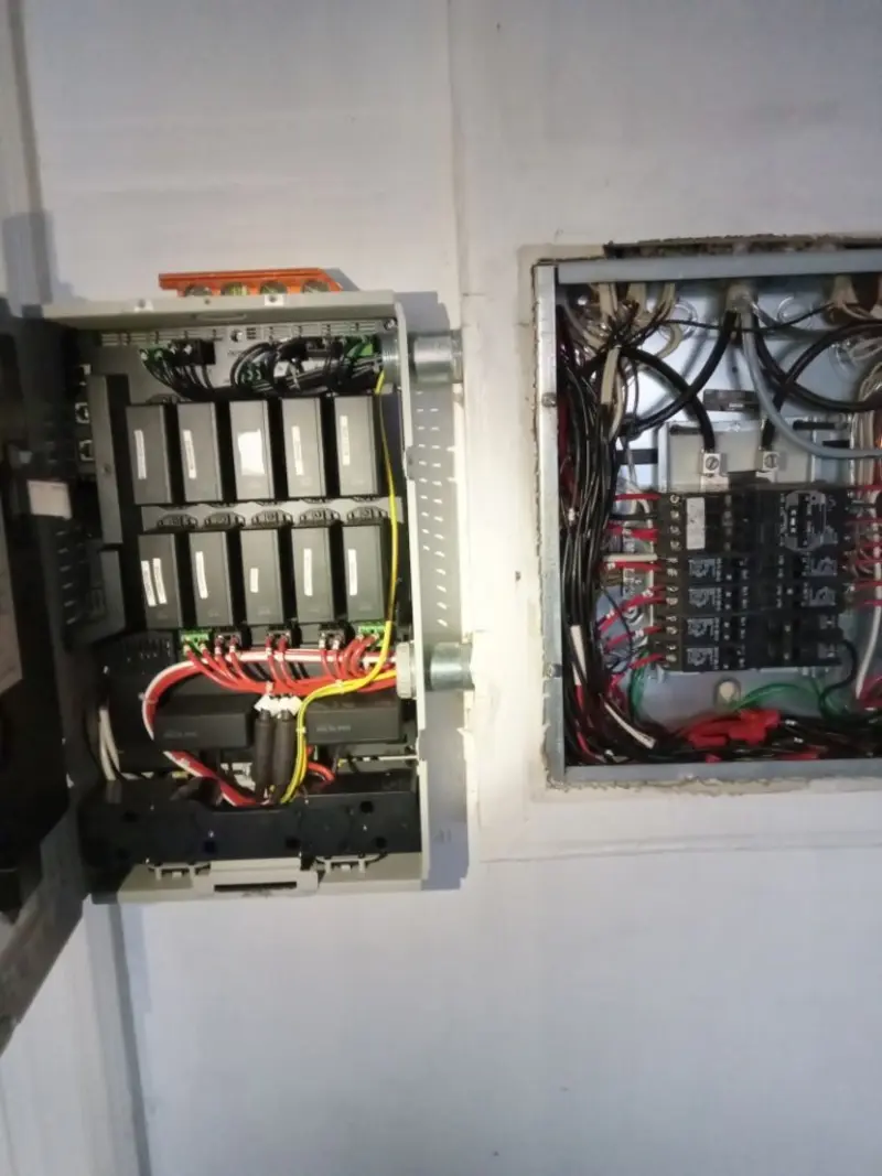 Electrical panel upgrade completed for Indoor Lighting Installation in Manor